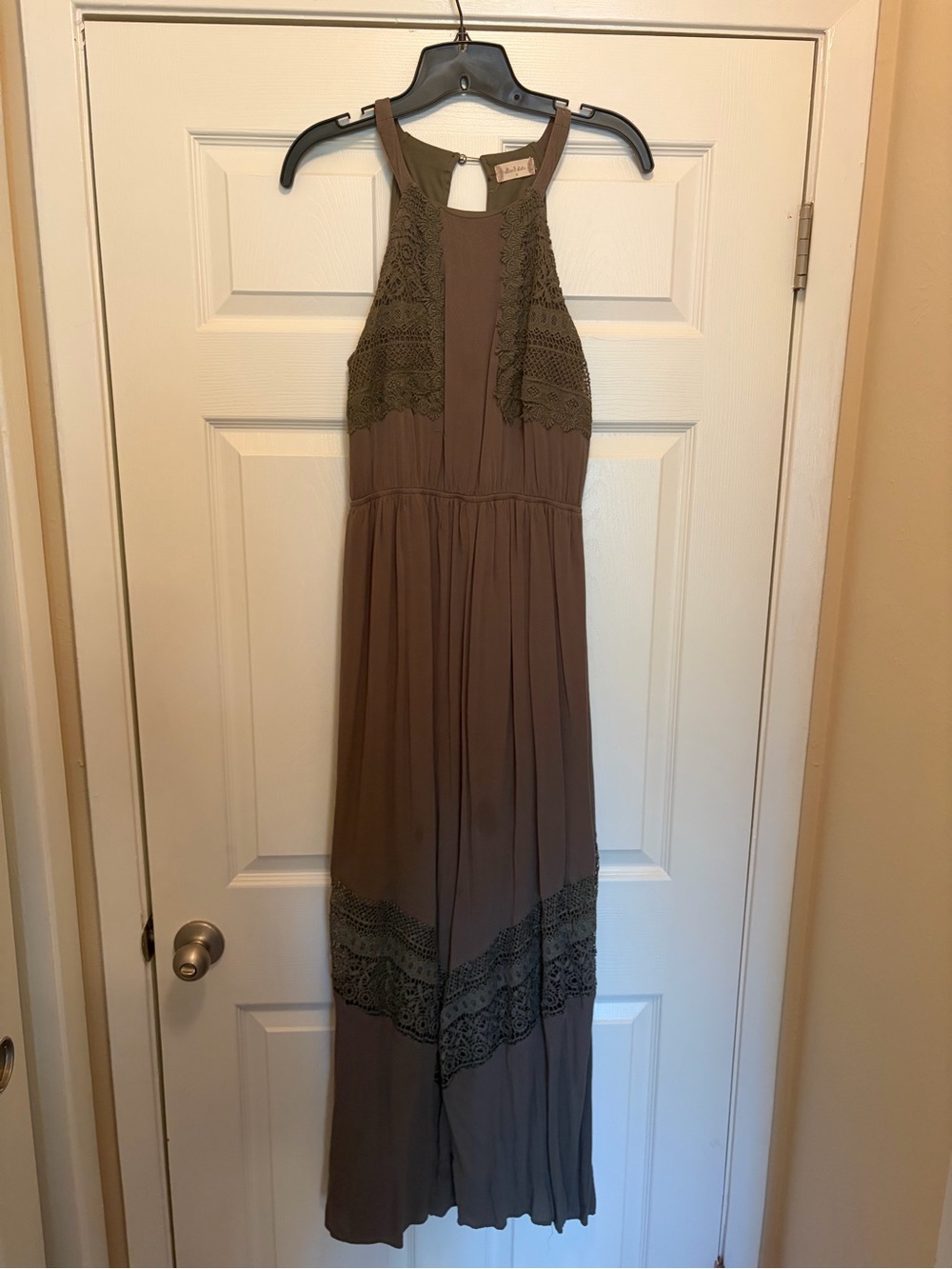 Altar’d State Lace Detail Maxi Dress Women’s Medium M Boho